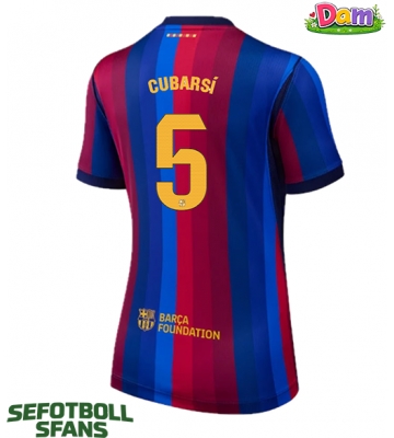 Barcelona Pau Cubarsi #5 Hemmatröja Kvinnor 2026-27 Kortärmad